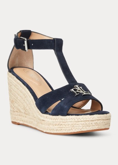 Women's Ralph Lauren Hale Suede Sandals | 275481EXV